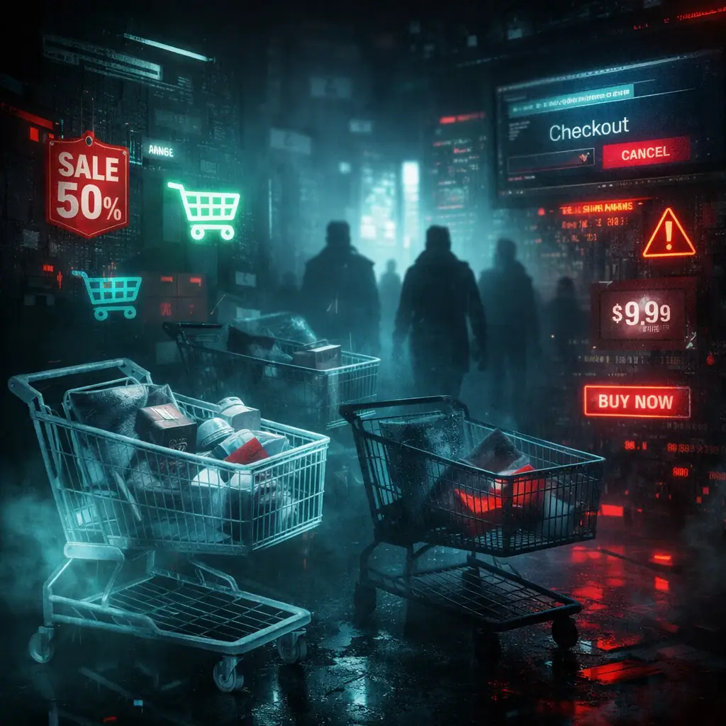 تصویر با این موضوع بساز :  راز سبدهای خرید رها شده در تاریک‌خانه سایت‌های ارزان‌قیمت