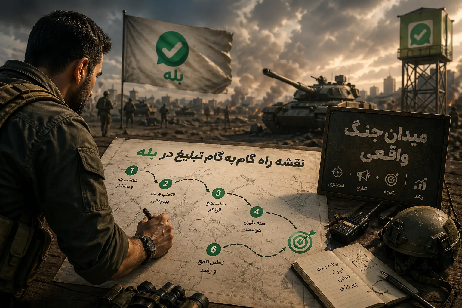 بخش دوم: میدان جنگ واقعی؛ نقشه راه گام‌به‌گام تبلیغ در بله