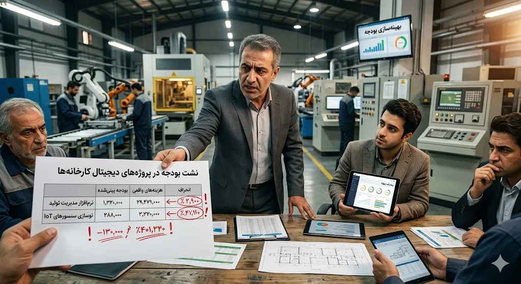 نشت بودجه در پروژه‌های دیجیتال کارخانه‌ها؛ فریب‌کاری‌های رایج در بازار