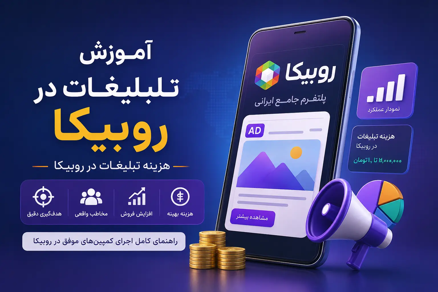 آموزش کامل تبلیغات در روبیکا + هزینه‌های واقعی و استراتژی‌های اثبات‌شده 1405