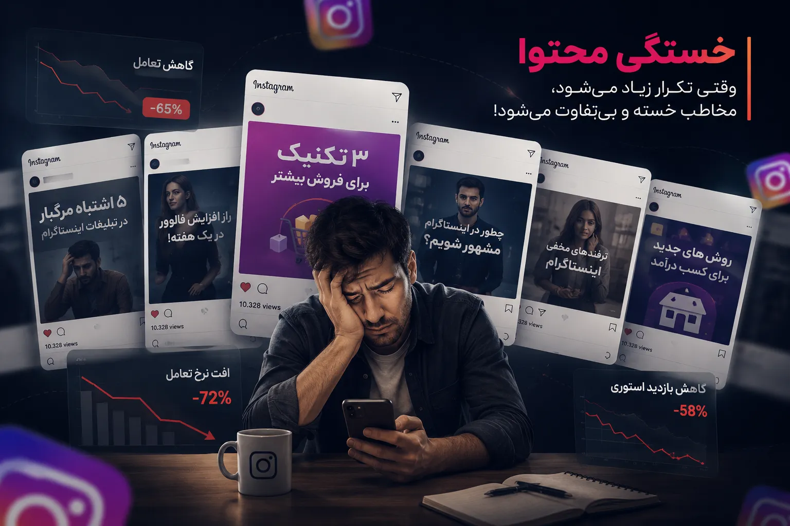 چرا تبلیغات اینفلوئنسری اغلب کمتر از انتظار نتیجه می‌دهد؟