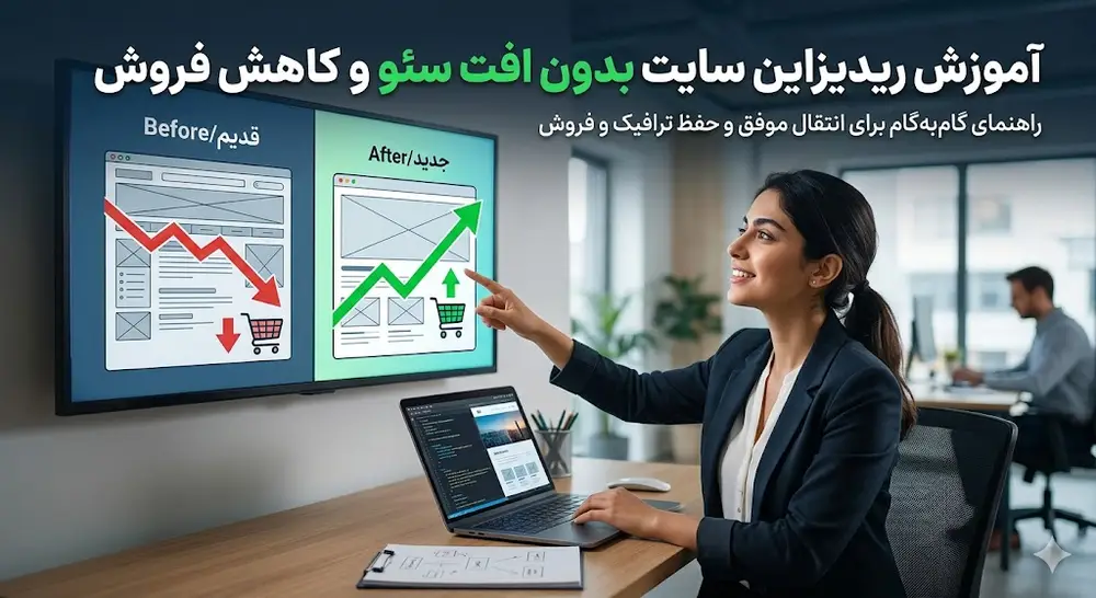 چگونه یک پروژه ریدیزاین سایت را بدون افت سئو و کاهش فروش اجرا کنیم؟