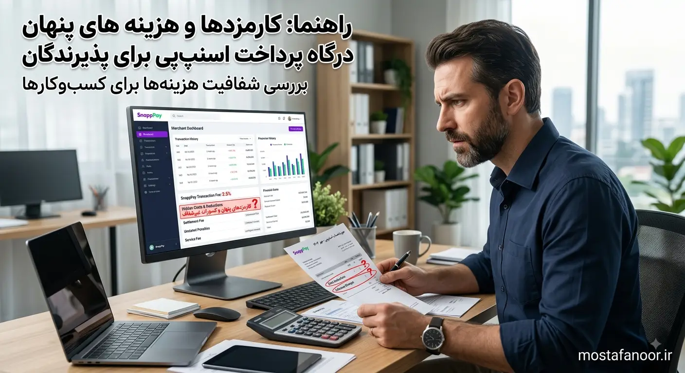 کارمزدها و هزینه‌های پنهان درگاه پرداخت اسنپ پی برای پذیرندگان